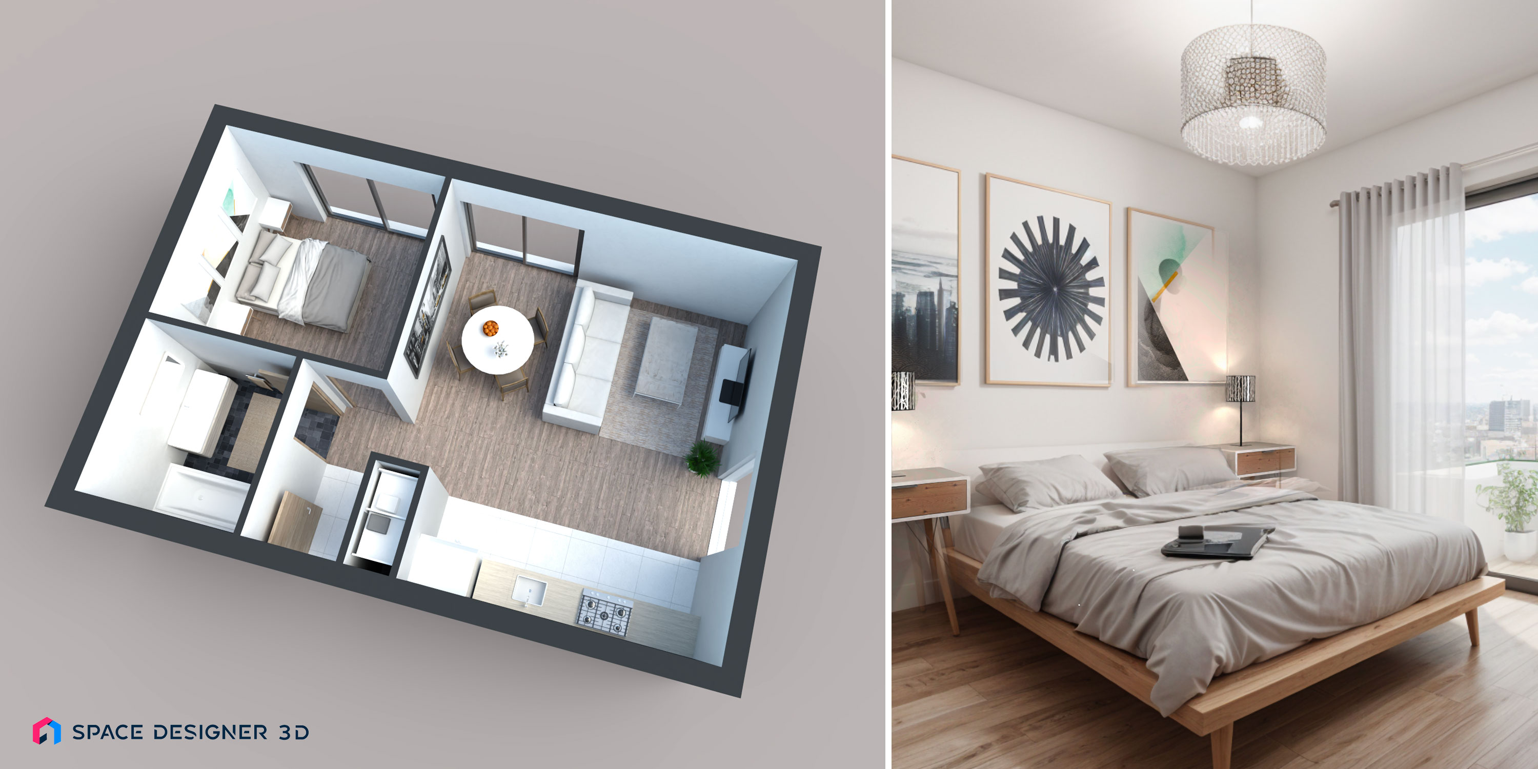 Melhores layouts de apartamento de 1 quarto para espaços pequenos