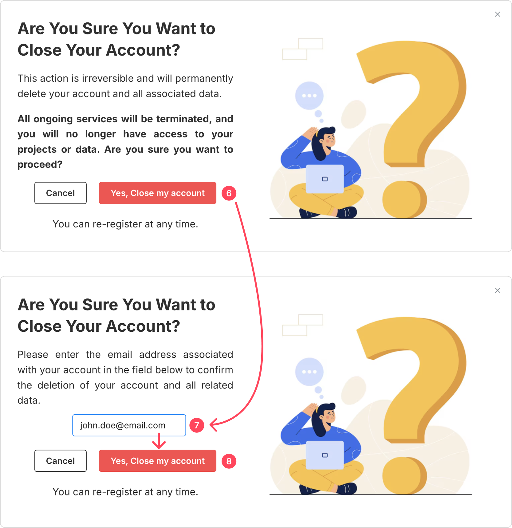 close account 2